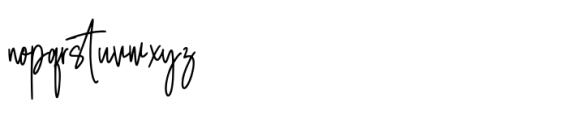 Geppista Signature Font LOWERCASE