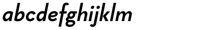 Geraldton Bold Italic Font LOWERCASE