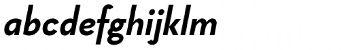Geraldton Extra Bold Italic Font LOWERCASE
