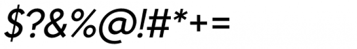 Geraldton Medium Italic Font OTHER CHARS