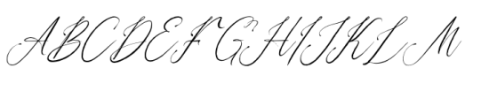 Geraldyn Brushko Regular Font UPPERCASE