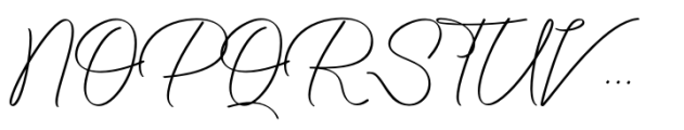 Geraldyne Signature Regular Font UPPERCASE