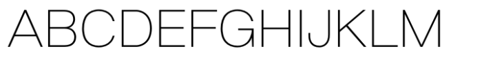 Geralnick Thin Font UPPERCASE