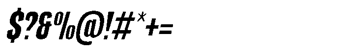 Geralts Light Italic Font OTHER CHARS