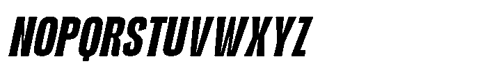 Geralts Light Italic Font LOWERCASE