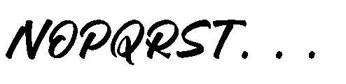 Geralty Retturn Regular Font UPPERCASE