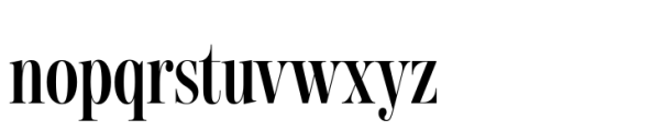 Gerard Display Compressed DemiBold Font LOWERCASE