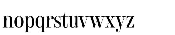 Gerard Display Narrow Medium Font LOWERCASE