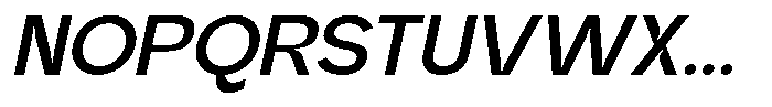 Gerathi Italic Font UPPERCASE
