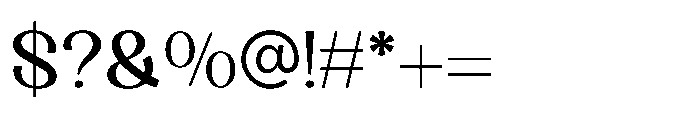 Gerbnio Didrak Regular Font OTHER CHARS