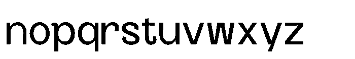 Gerbnio Regular Font LOWERCASE