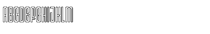 Gerebong Rough Gerebong Outline Regular Font UPPERCASE