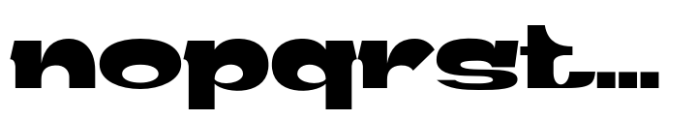 Gerig Font LOWERCASE