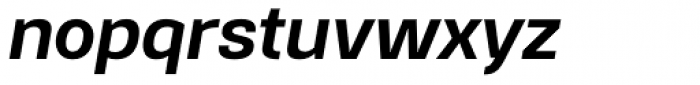 Gerlach Sans Bold Italic Font LOWERCASE