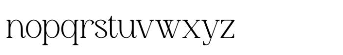 Gerlick Regular Font LOWERCASE
