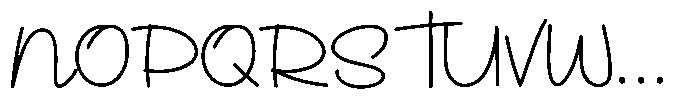 Gerllian Font UPPERCASE