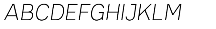 Germalt Alt ExtraLight Italic Font UPPERCASE