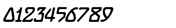 German Nouveau JNL German Nouveau Oblique JNL Regular Font OTHER CHARS