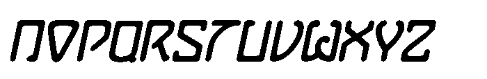German Nouveau JNL German Nouveau Oblique JNL Regular Font UPPERCASE