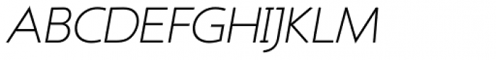 Germania Light Italic Font UPPERCASE