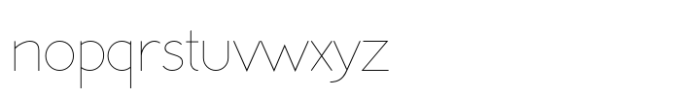 Germania Ultra Light Font LOWERCASE
