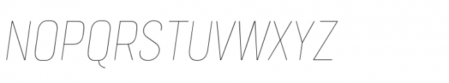 Gernsheim Thin Italic Font UPPERCASE