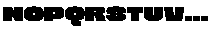 Gero Font UPPERCASE