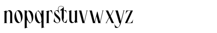 Geroska Font LOWERCASE