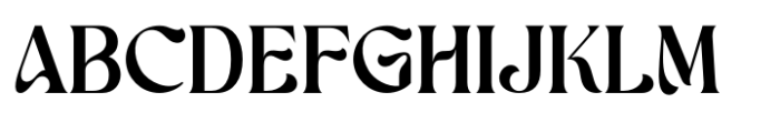 Gerova Regular Font UPPERCASE