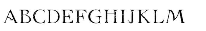 Gersio Scratched Light Font LOWERCASE