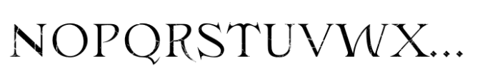 Gersio Scratched Light Font LOWERCASE