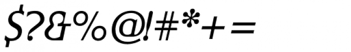 Gerstner BQ Light Italic Font OTHER CHARS