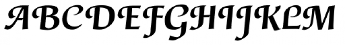 Gertrud Bold Italic Font UPPERCASE