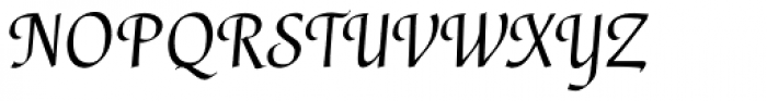 Gertrud Italic Font UPPERCASE