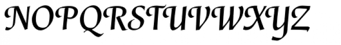Gertrud SemiBold Italic Font UPPERCASE
