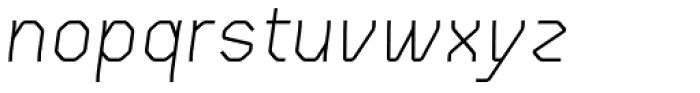 Gerusa Book Italic Font LOWERCASE