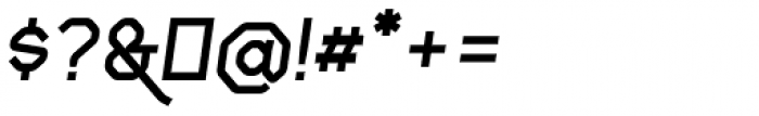 Gerusa Heavy Italic Font OTHER CHARS