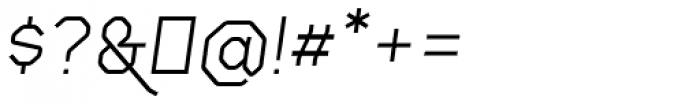 Gerusa Medium Italic Font OTHER CHARS