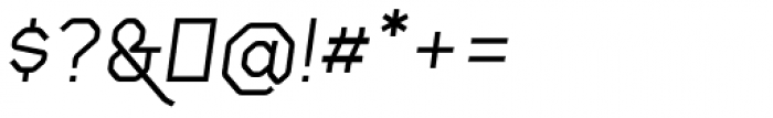 Gerusa SemiBold Italic Font OTHER CHARS