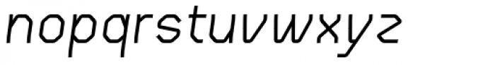 Gerusa SemiBold Italic Font LOWERCASE