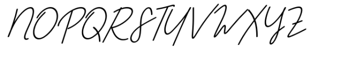 Geryth Italic Font UPPERCASE