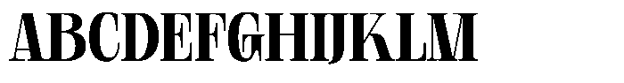 Geshing Black Font UPPERCASE