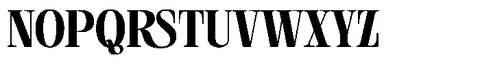 Geshing Black Font UPPERCASE