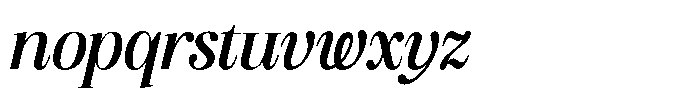 Geshing Bold Italic Font LOWERCASE