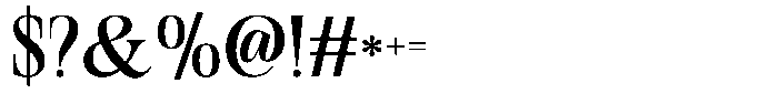 Geshing Bold Font OTHER CHARS