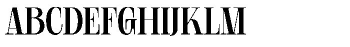 Geshing Bold Font UPPERCASE
