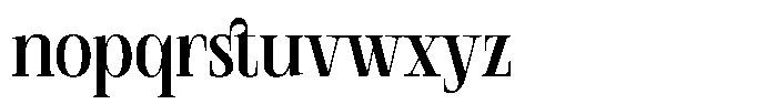 Geshing Bold Font LOWERCASE