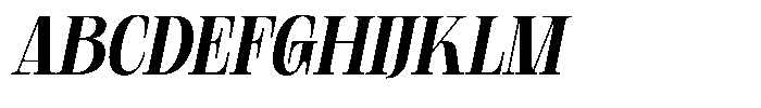Geshing Extra Bold Italic Font UPPERCASE