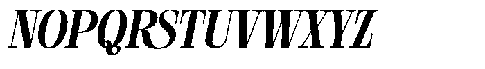 Geshing Extra Bold Italic Font UPPERCASE