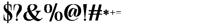 Geshing Extra Bold Font OTHER CHARS